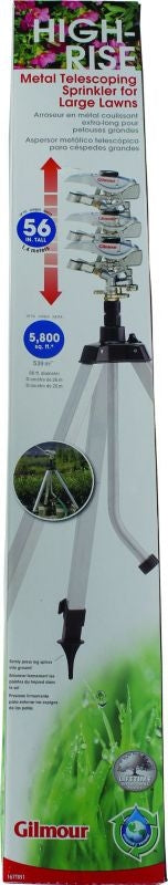GILMOUR Metal Telescoping Tripod Sprinkler Large