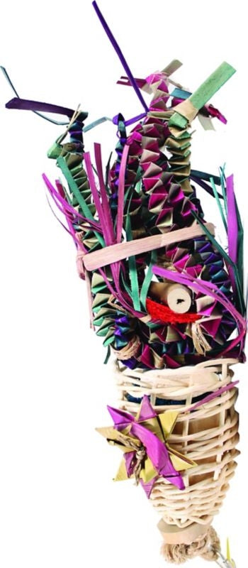 Java Wood Squiddy Bird Toy MD Multi