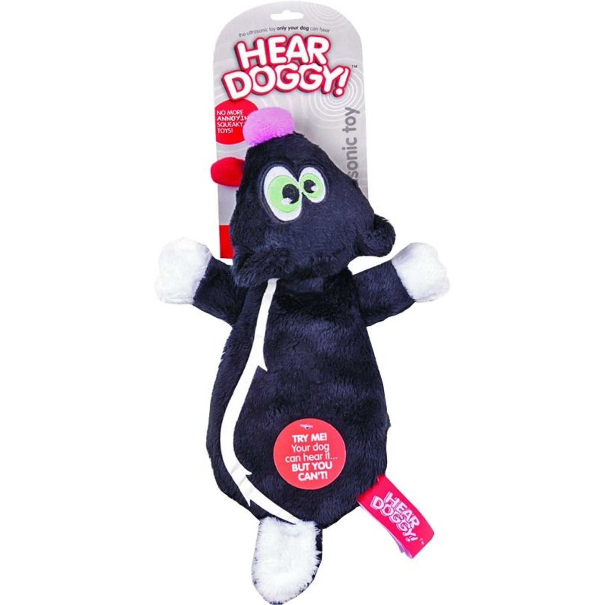 Hear Doggy Ultrasonic Flats Dog Toy