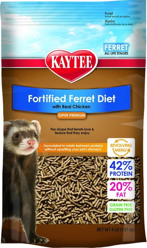 Kaytee Fortified Ferret Diet 4 Lb Chicken