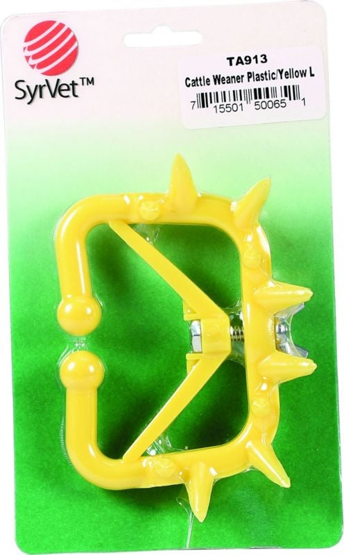 Plastic Cattle Weaner Large Yellow
