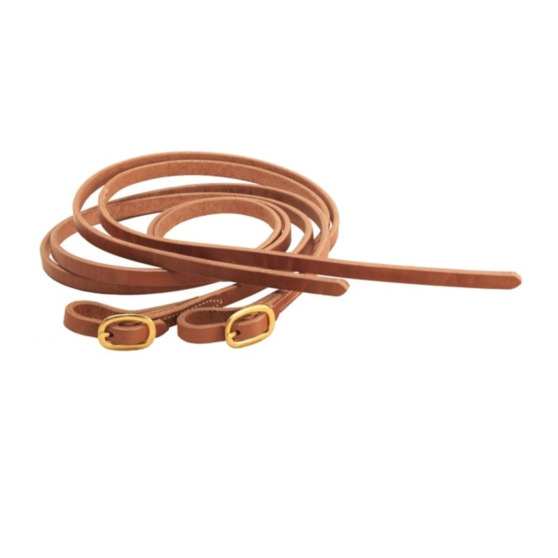 Tory Cowboy Old Time Leather Split Reins Blk/Gry