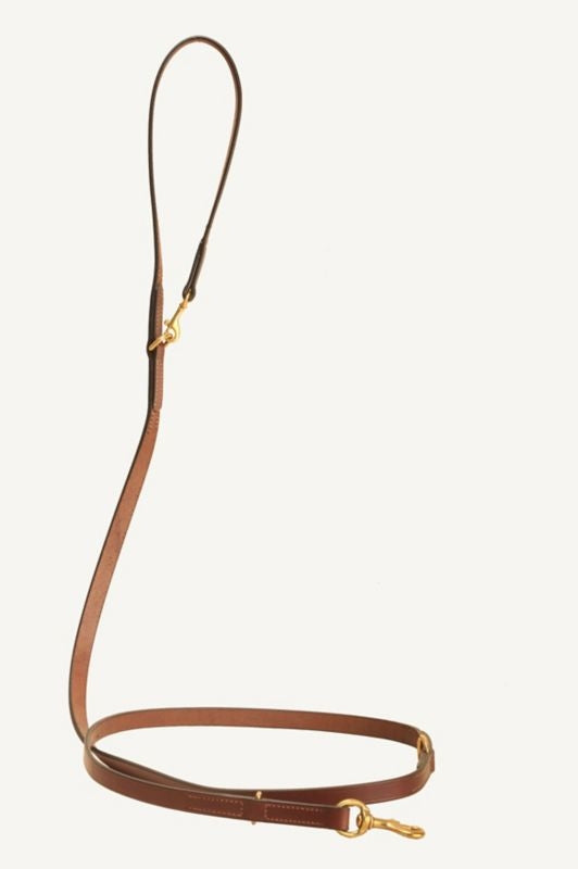 Tory Leather Hands Free Jaeger Leash 6ft Havana