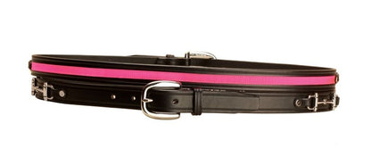Tory Leather Ribbon/Snaffle Bits Belt 30 Black/Red