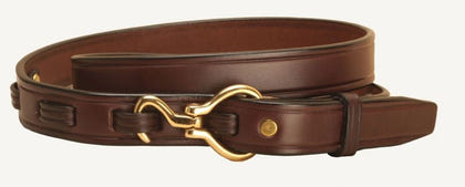 Tory Leather Mini Hoof Pick Buckle Belt