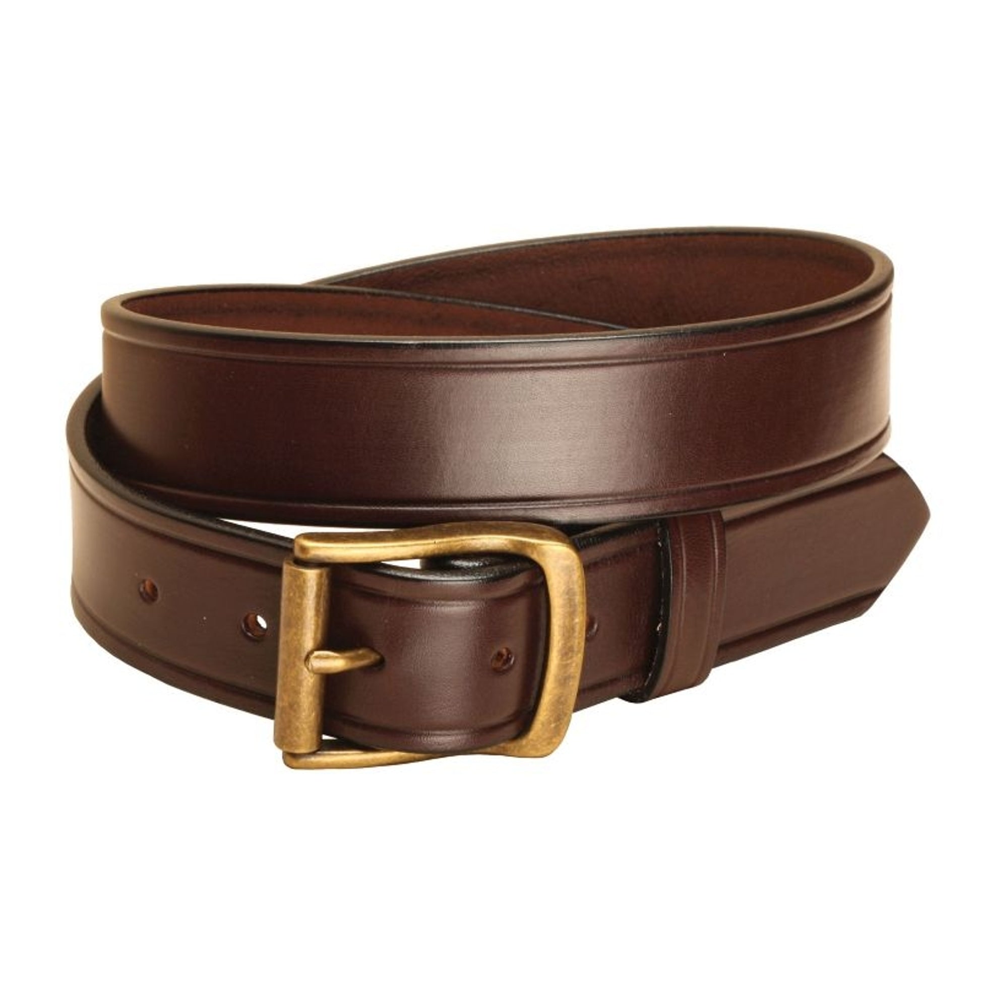 Tory 1 1/2In Plain Belt With Brass Buckle 32 Havana