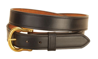 Tory 1-1/4In Double And Stitched Belt 28 Blk/Gry