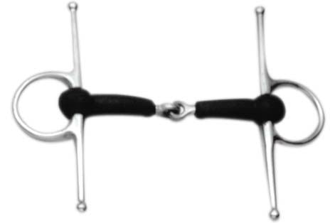Korsteel Soft Rubber Full Cheek Snaffle Bit
