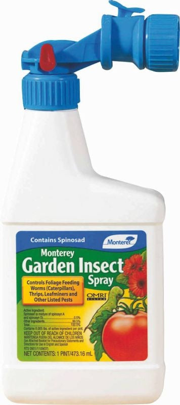Garden Insect Spray Contains Spinosad 16Oz