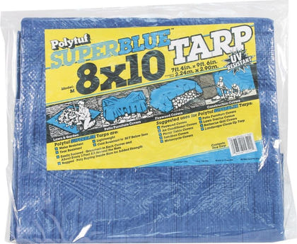 Superblue Tarps 2.3oz 6ft x 8ft Blue