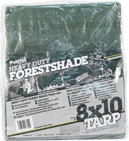 Forestshade Tarps 4.5Oz 6ft X 8ft Green
