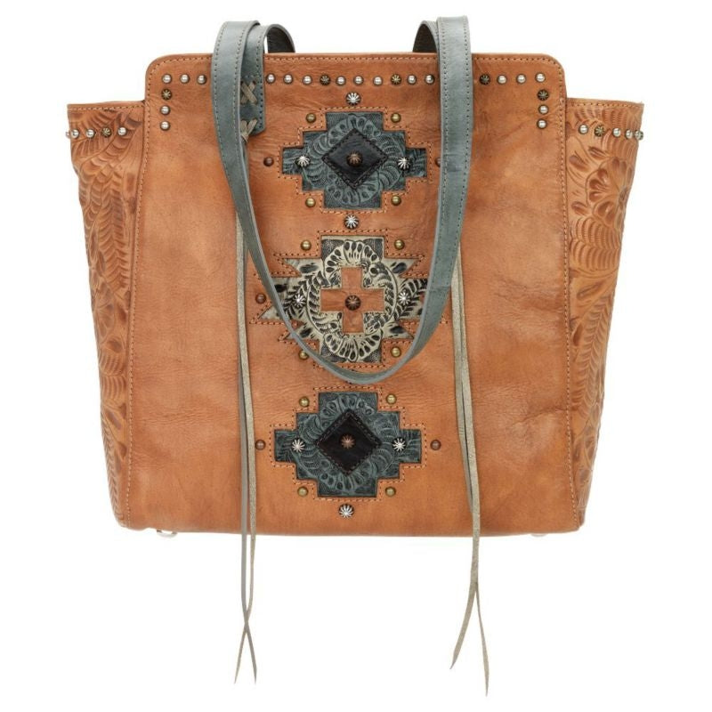 American West Navajo Soul Zip Top Tote