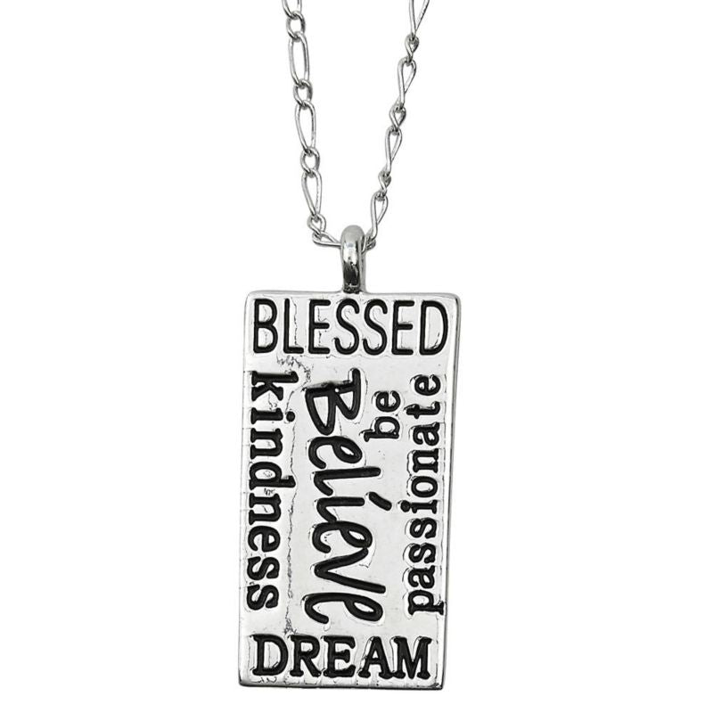 Ladiesin Lila ftBelieveft Necklace