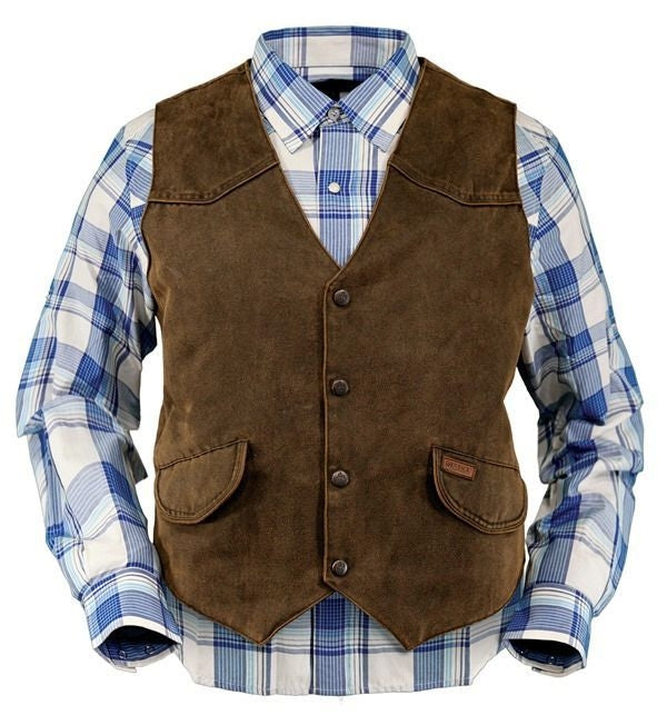 Outback Trading Mens Montana Vest Large Brown
