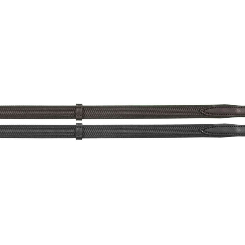 Camelot Non Slip Reins Black 5/8 X 60