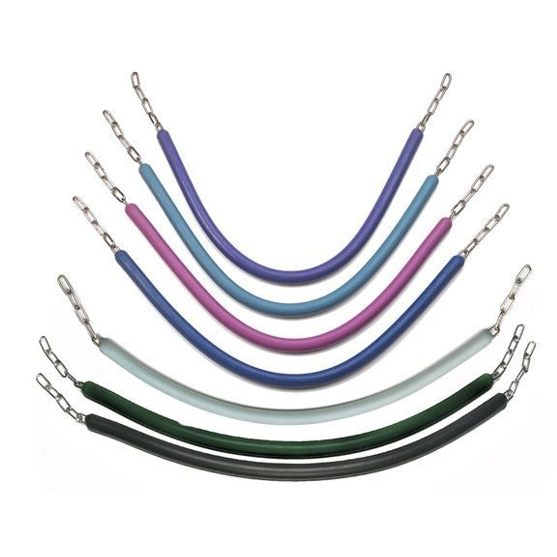 Equi-Essential Rubber Stall Chain Black