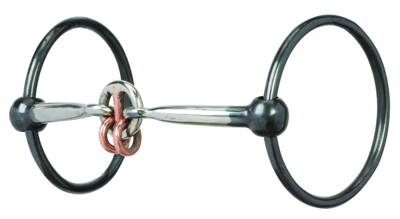 Ring Snaffle Bit With SweetIron Lifesaver Mouth 5in