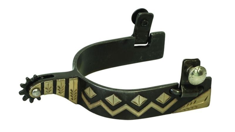 Weaver Mens Spurs With Replaceable Rowels Mens Brn