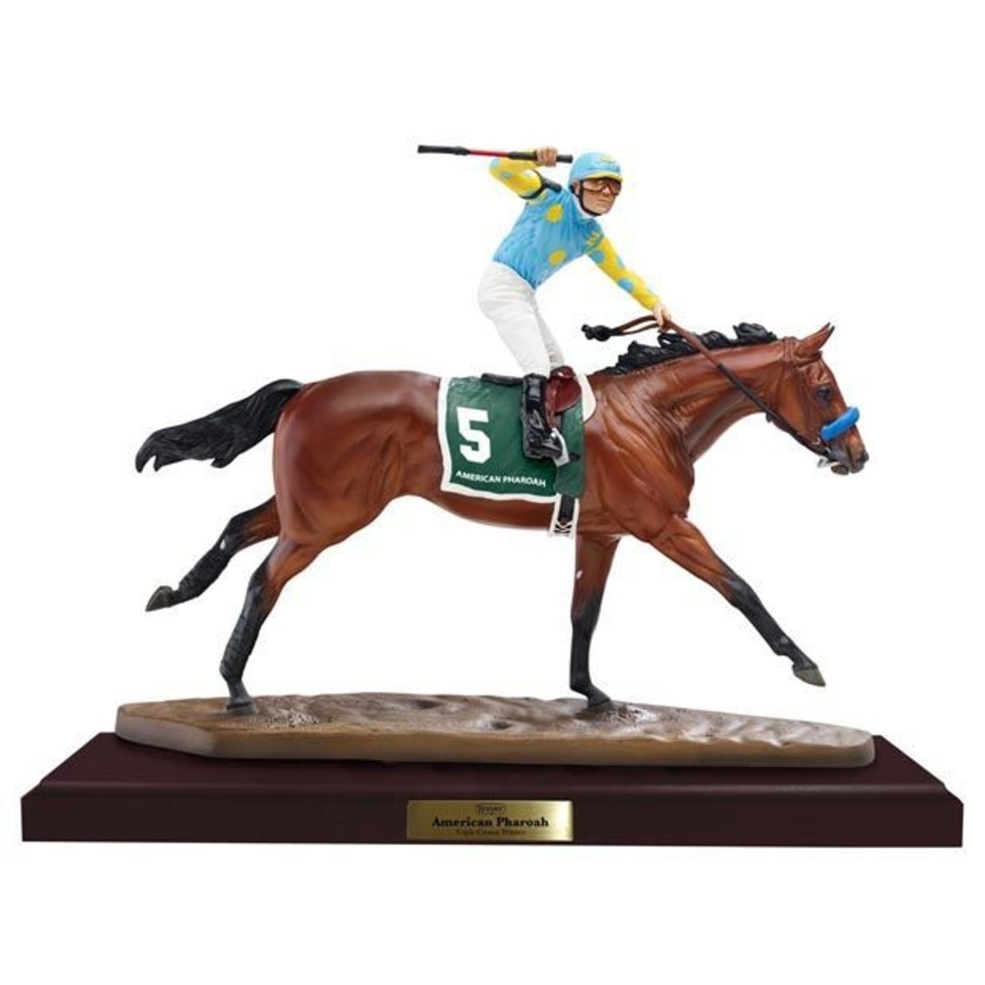 Breyer American Pharoah Resin 13inLx10inH