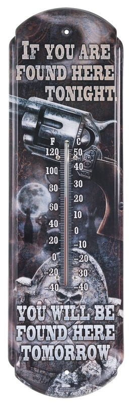 Gift Corral Found ThermometerBk/Wh