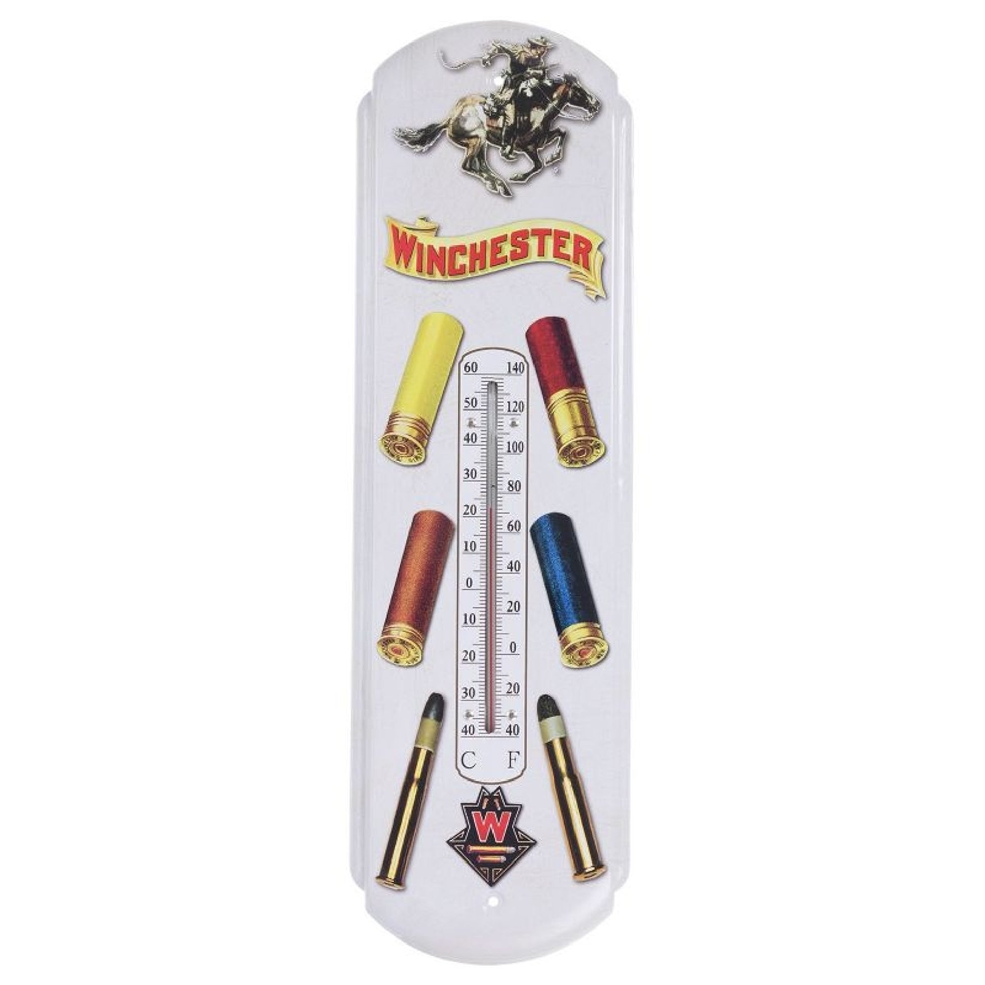 Gift Corral Winchester Amo ThermometerBk/Wh