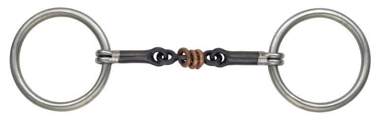 Shires Sweet Iron Copper Roller Snaffle