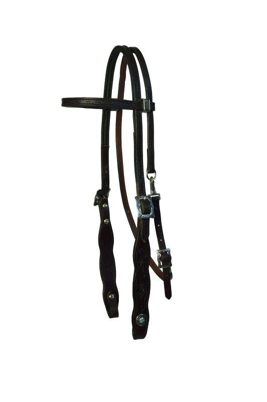 Tucker Horizon Engraved Bridle Black