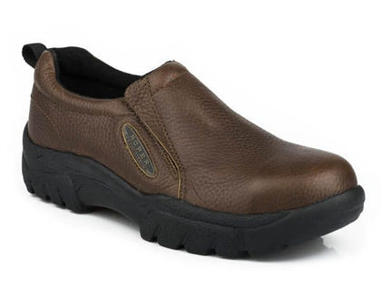 Roper Mens Steel Toe Slip On Shoes