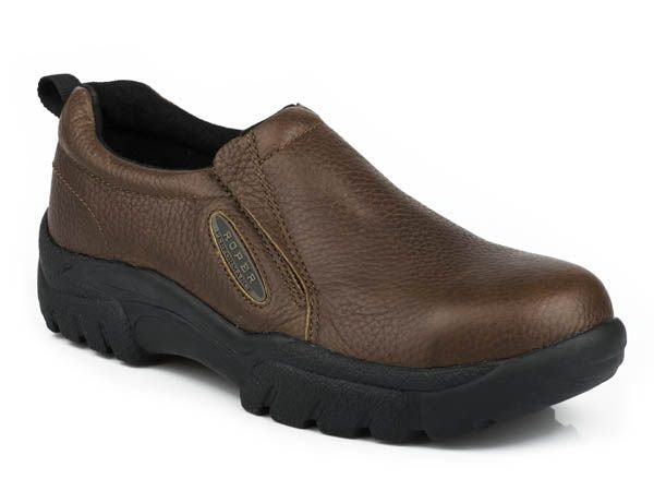 Roper Mens Steel Toe Slip On Shoes