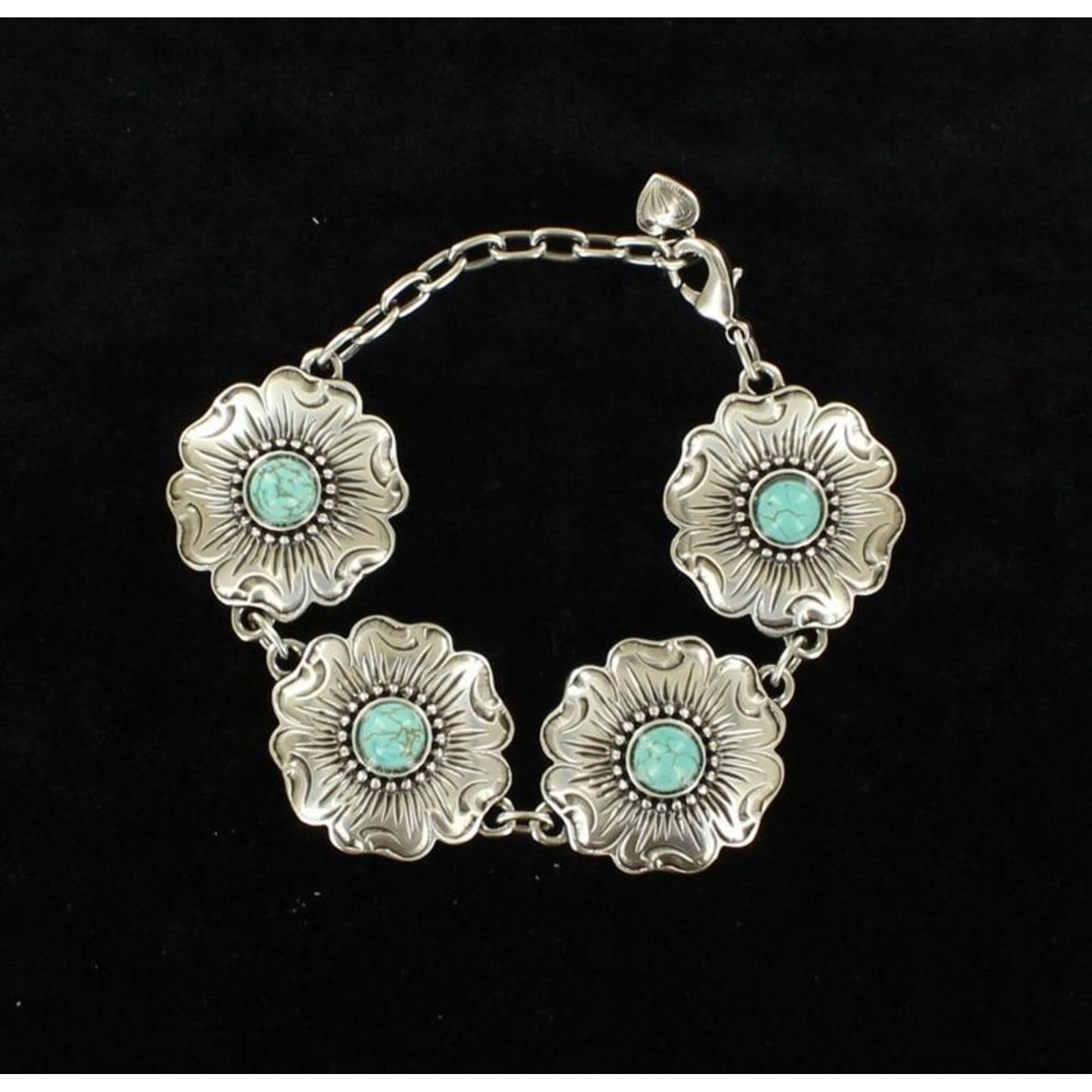 Blazin Roxx Flower Stone Bracelet