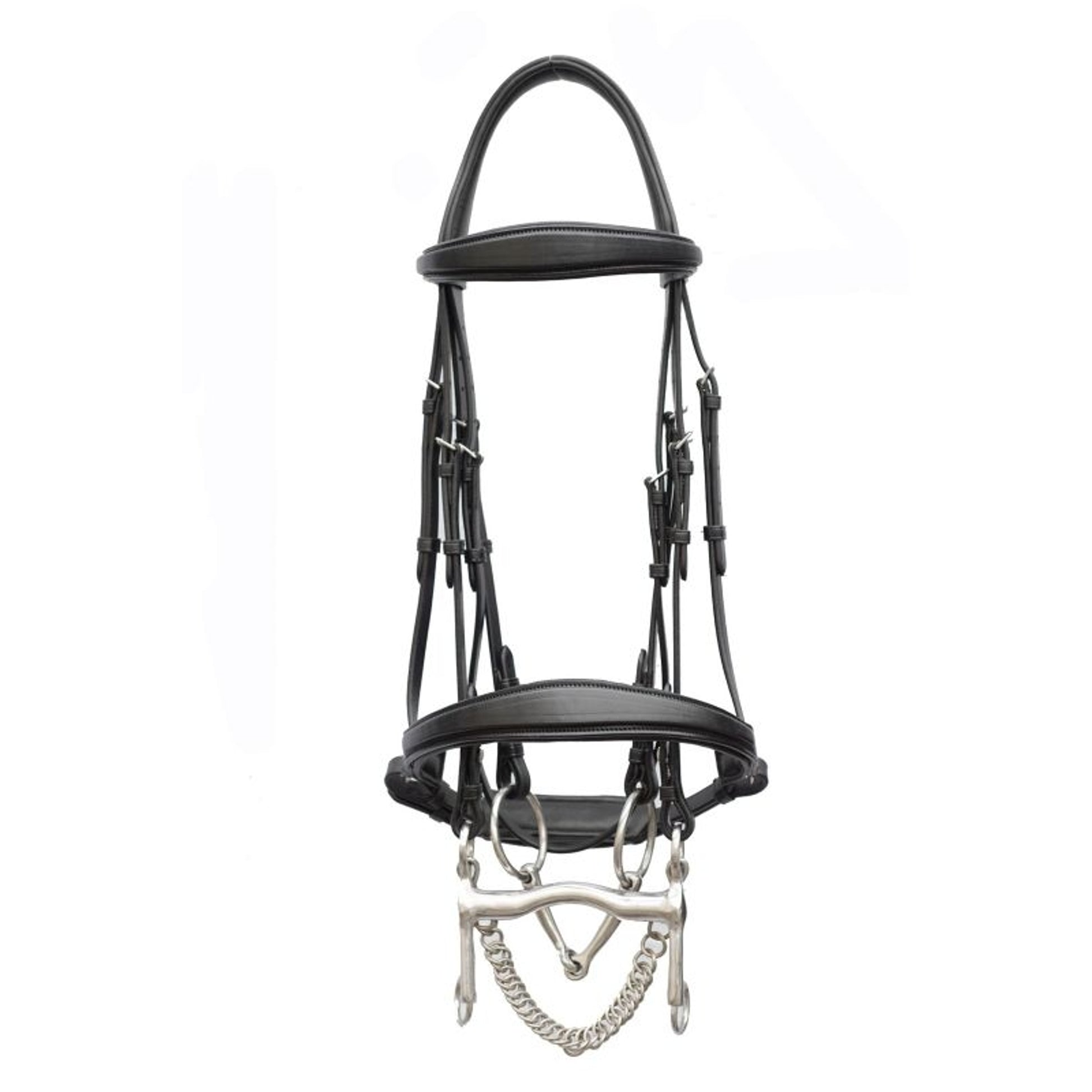 Nunn Finer Castellana Double Bridle Cob Black