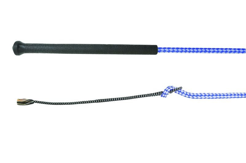 Dressage Whip 49 Blue/White