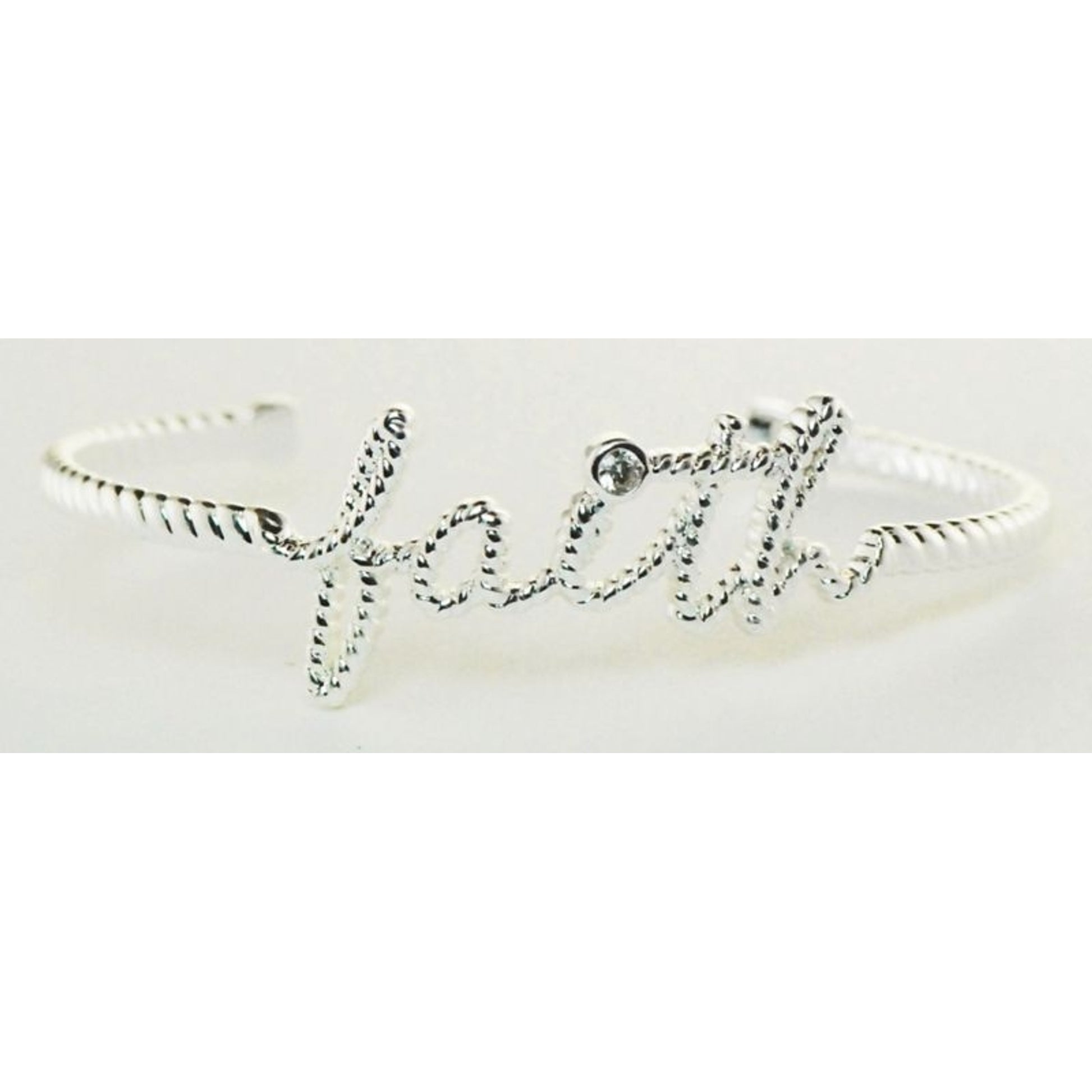 Western Edge Faith Crystal Bracelet