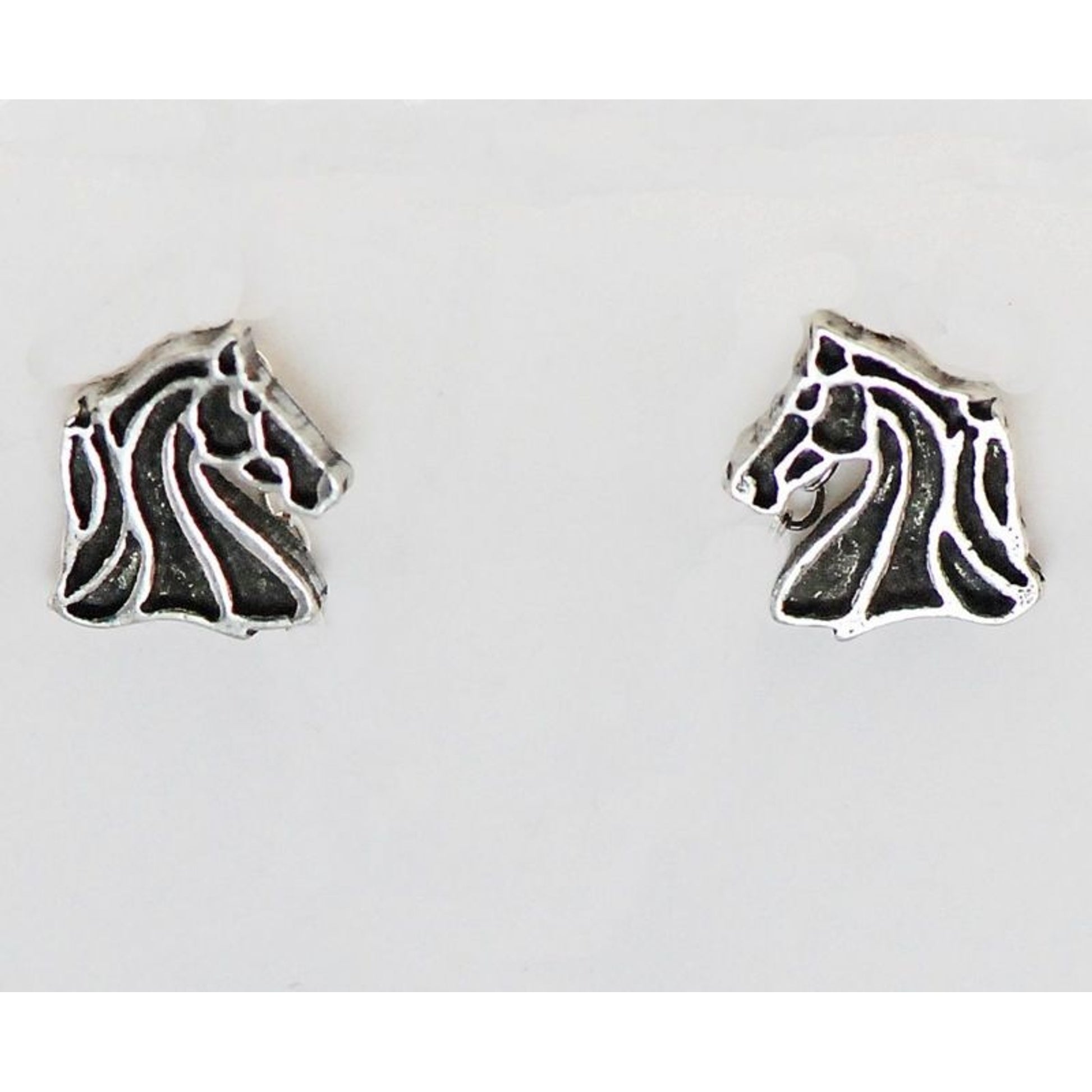 Western Edge Free Form Horsehead Earrings
