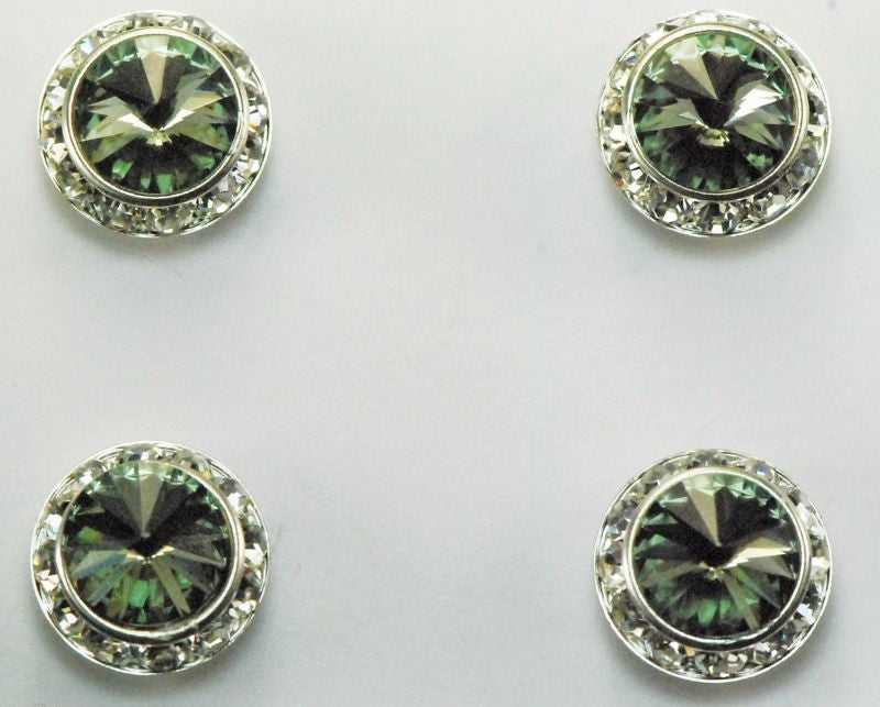 Western Edge Black Diamond Crystals Set Of 4 Pin