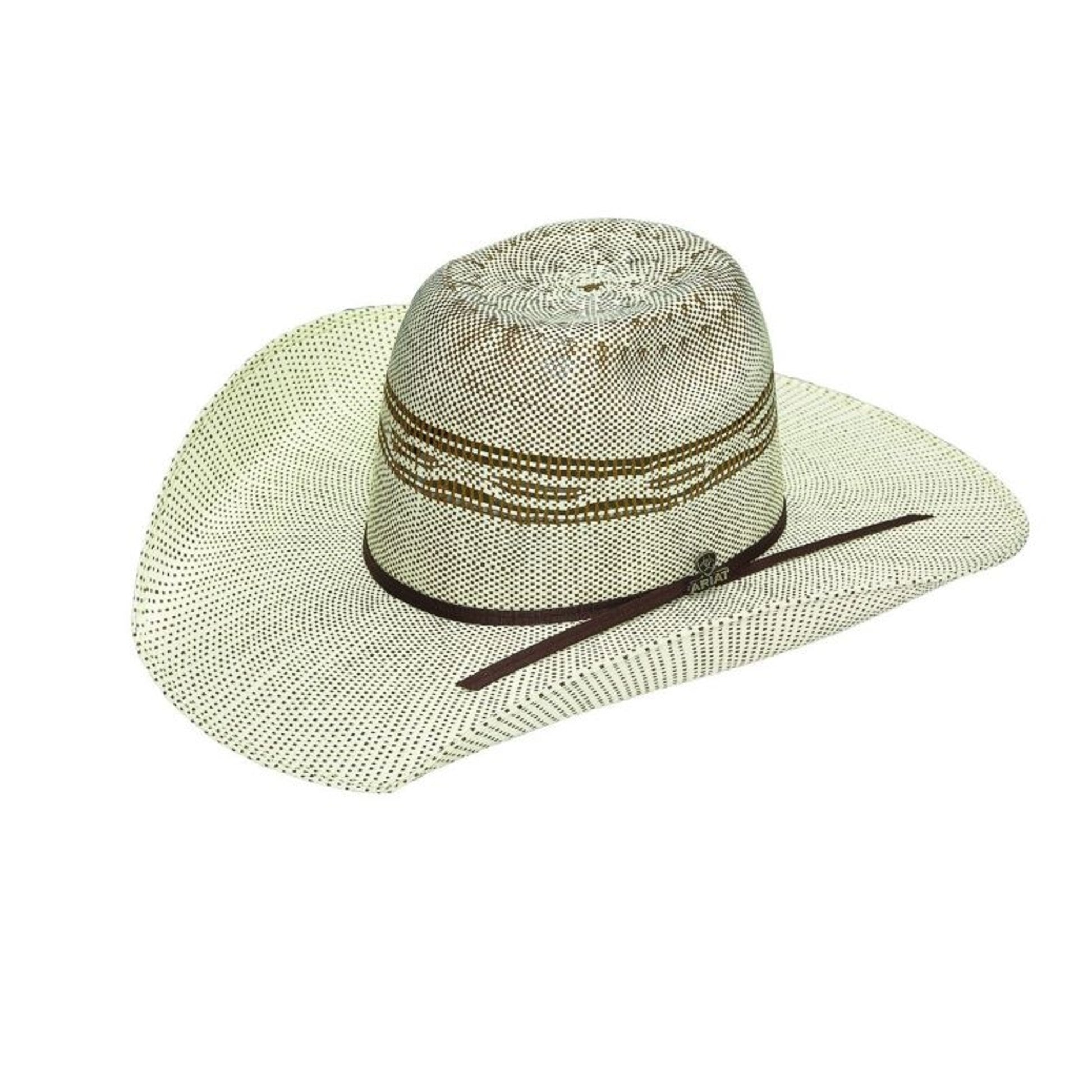 Ariat Mens Sisal Straw Punchy Western Hat 6.75