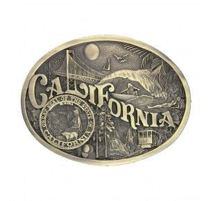 California State Heritage Attitude Buckle Brn