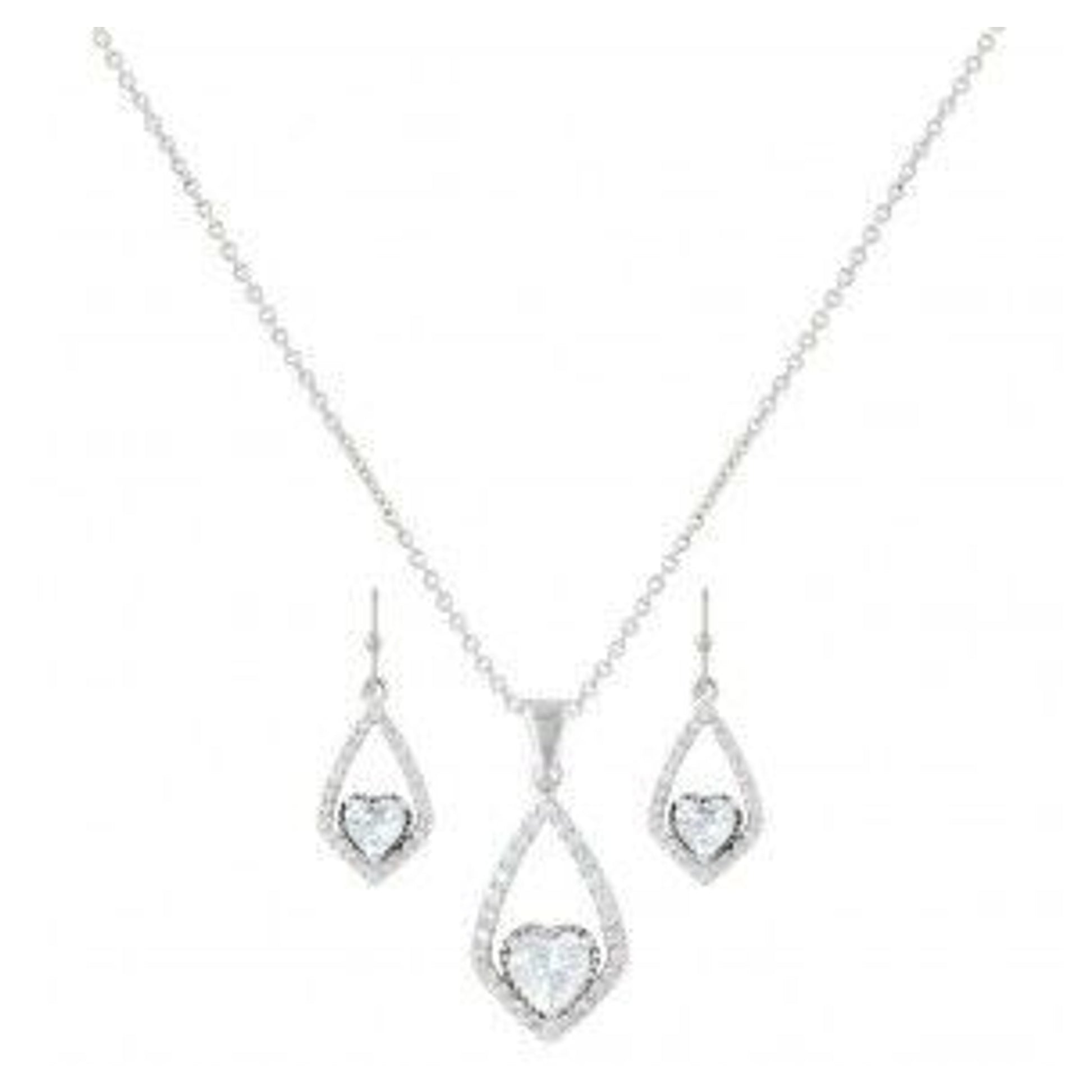 Montana Silversmith Hearts On A Swing Jewelry Set
