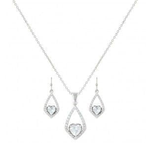 Montana Silversmith Hearts On A Swing Jewelry Set