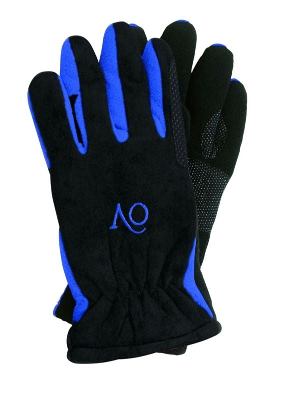 Ovation Ladies Polar Suede Fleece Gloves L Nvy/Blk