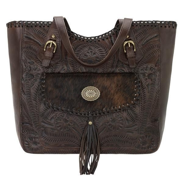 American West Annies Secret Collection Large Zip Top Tote