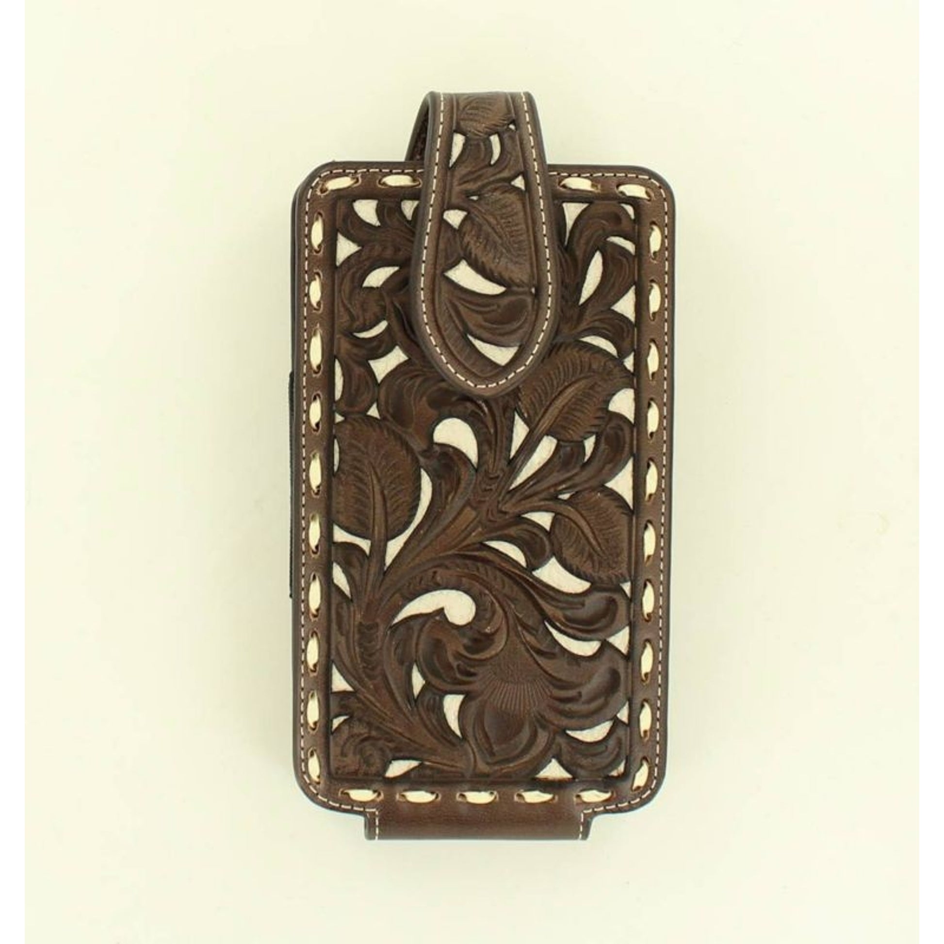 Nocona Lg Pierced Lacededge Cell Phone Case Tanbrn
