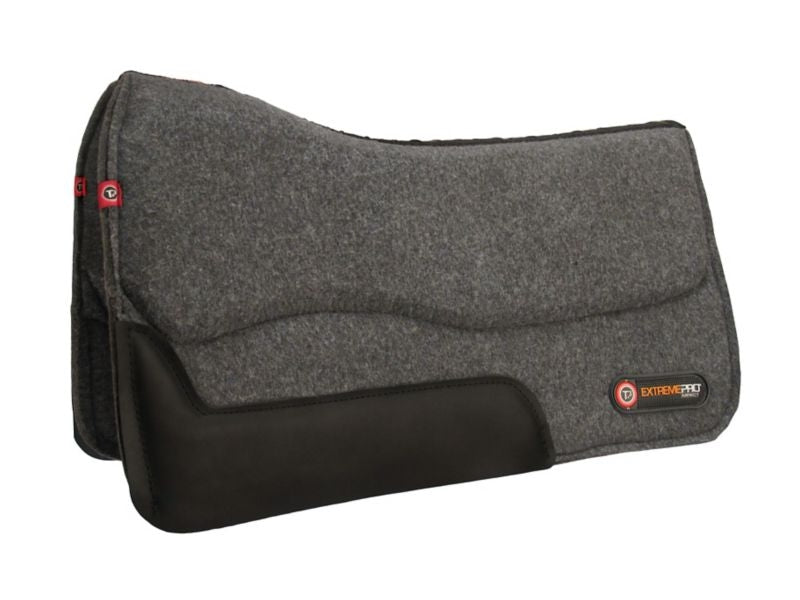 T3 Western Wool Felt Pad With Extreme Pro 30x30 Grey
