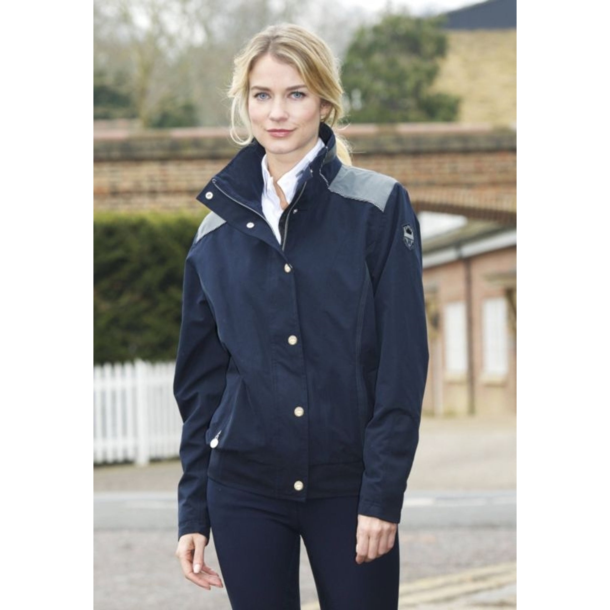 Ladies Baldur Waterproof Bomber Jacket Large Ink