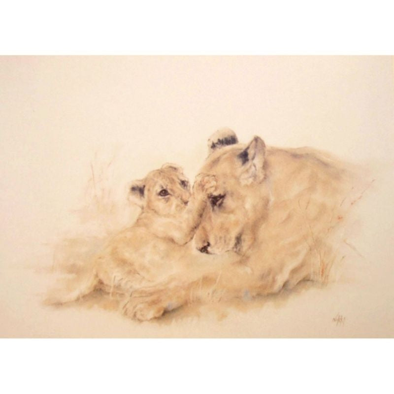 Greeting Cards - Dearest Mum Lions - 6 pack