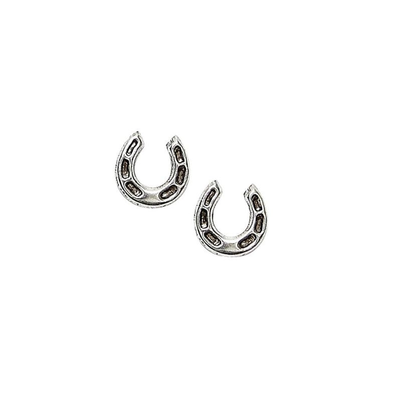 Mini Sterling Silver Horseshoe Earrings