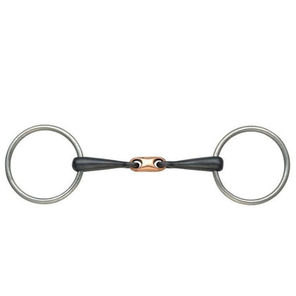 Shires Copper Lozenge Sweet Iron Snaffle Bit