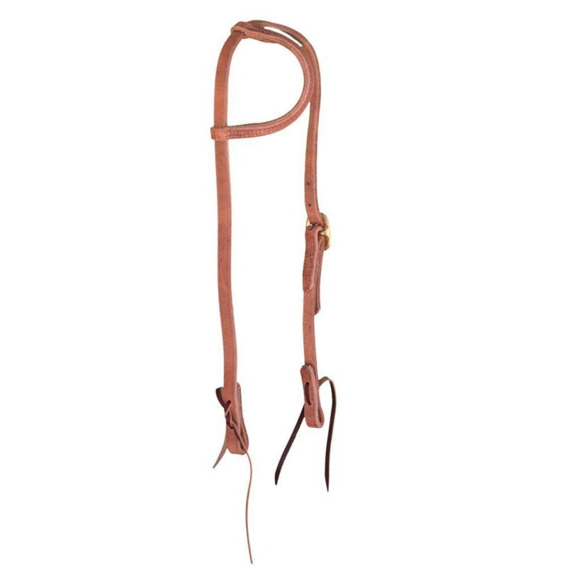 One Ear Leather Headstall Harness Leather
