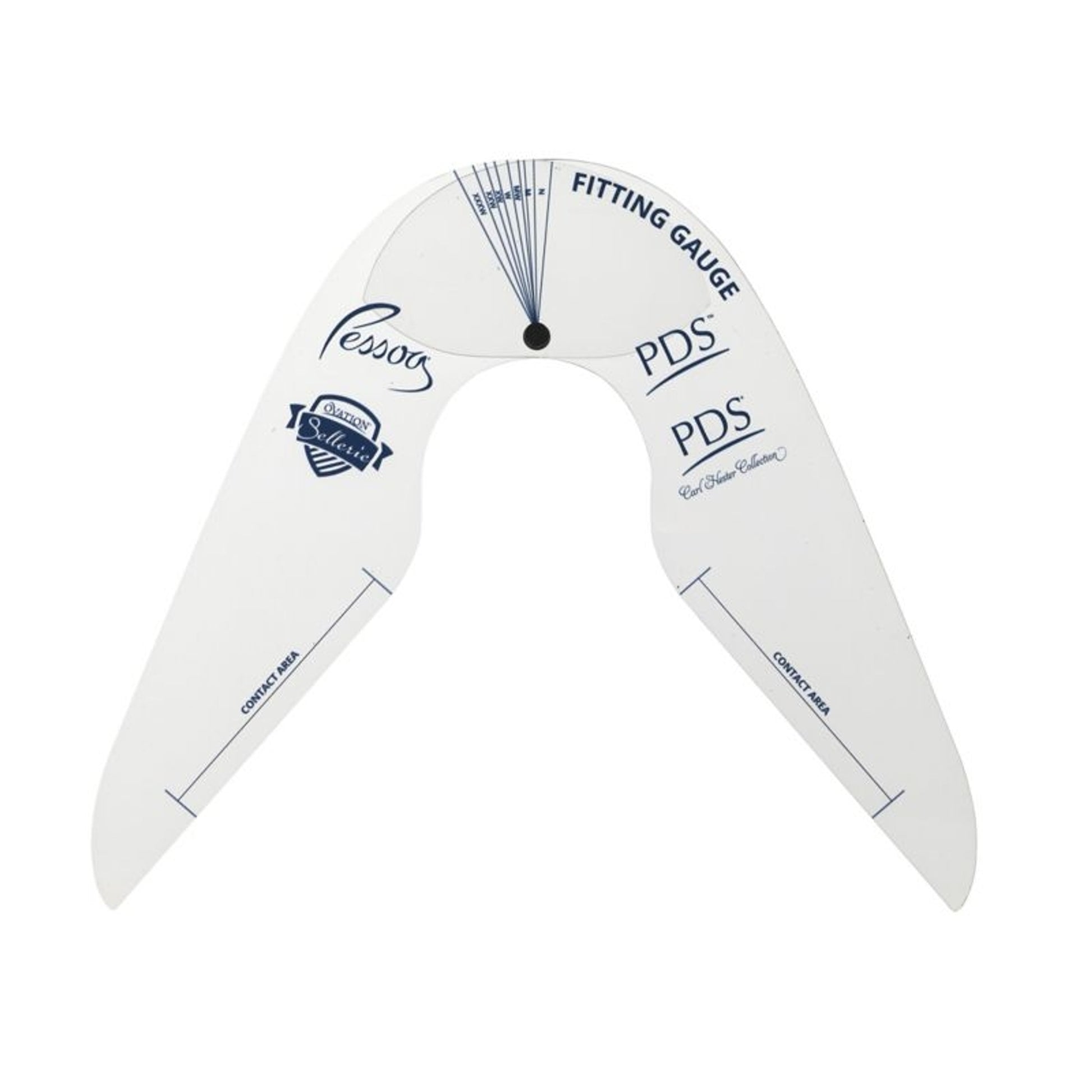 Saddle Gullet Gauge Clear