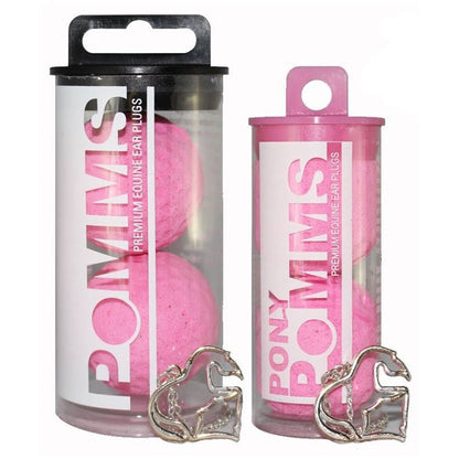 Pomms Earplugs - Pink Horse Pink